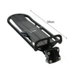 Parrilla porta objetos a caño asiento