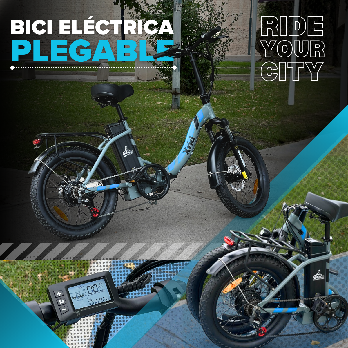 XRID 3.5 Plegable FAT — equipamiento incluido