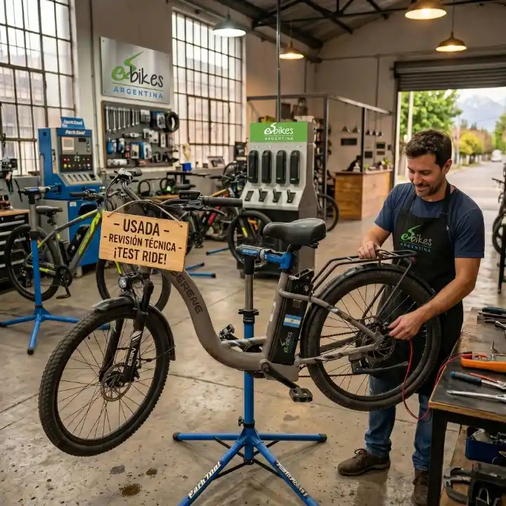 Bicicleta eléctrica usada revisada y garantizada Argentina — E-Bikes Argentina Mendoza