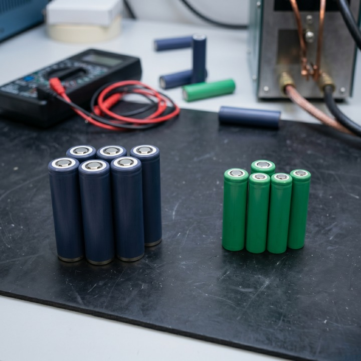 Comparativa de celdas Samsung BAK EVE Grado A en laboratorio E-Bikes Argentina Mendoza