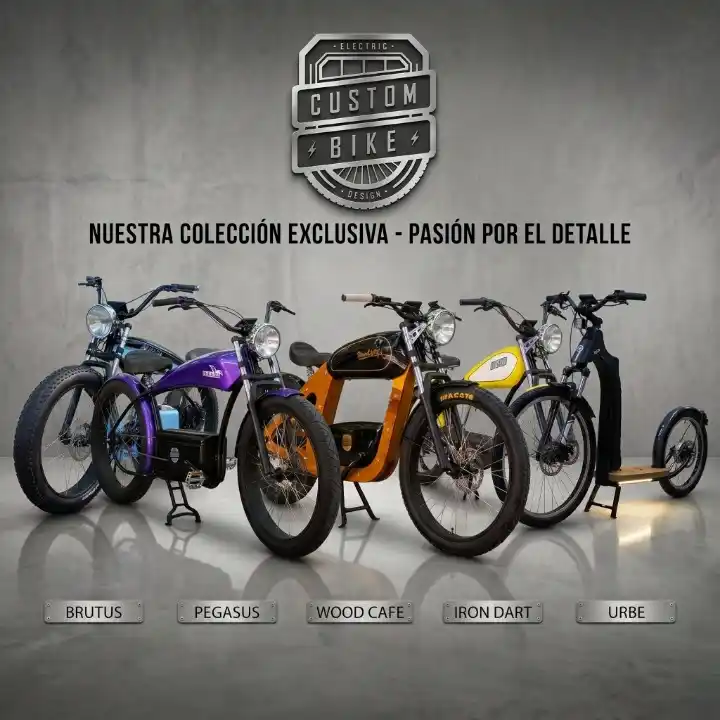 Custom Bike eléctrica fabricada en Argentina — Fábrica bicicletas eléctricas E-Bikes Argentina Mendoza
