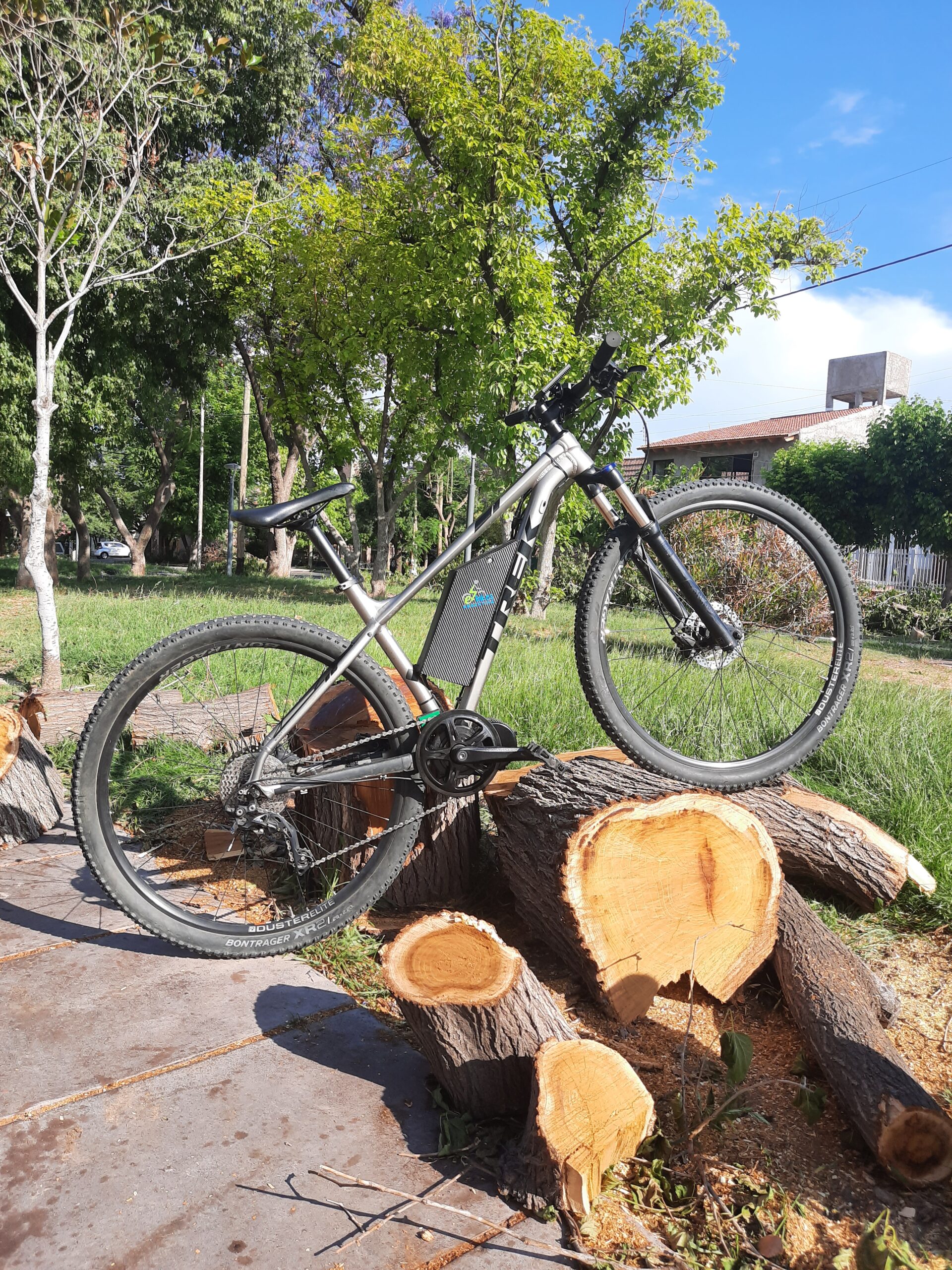 Bicicleta convertida a eléctrica con kit E-Bikes Argentina (8)