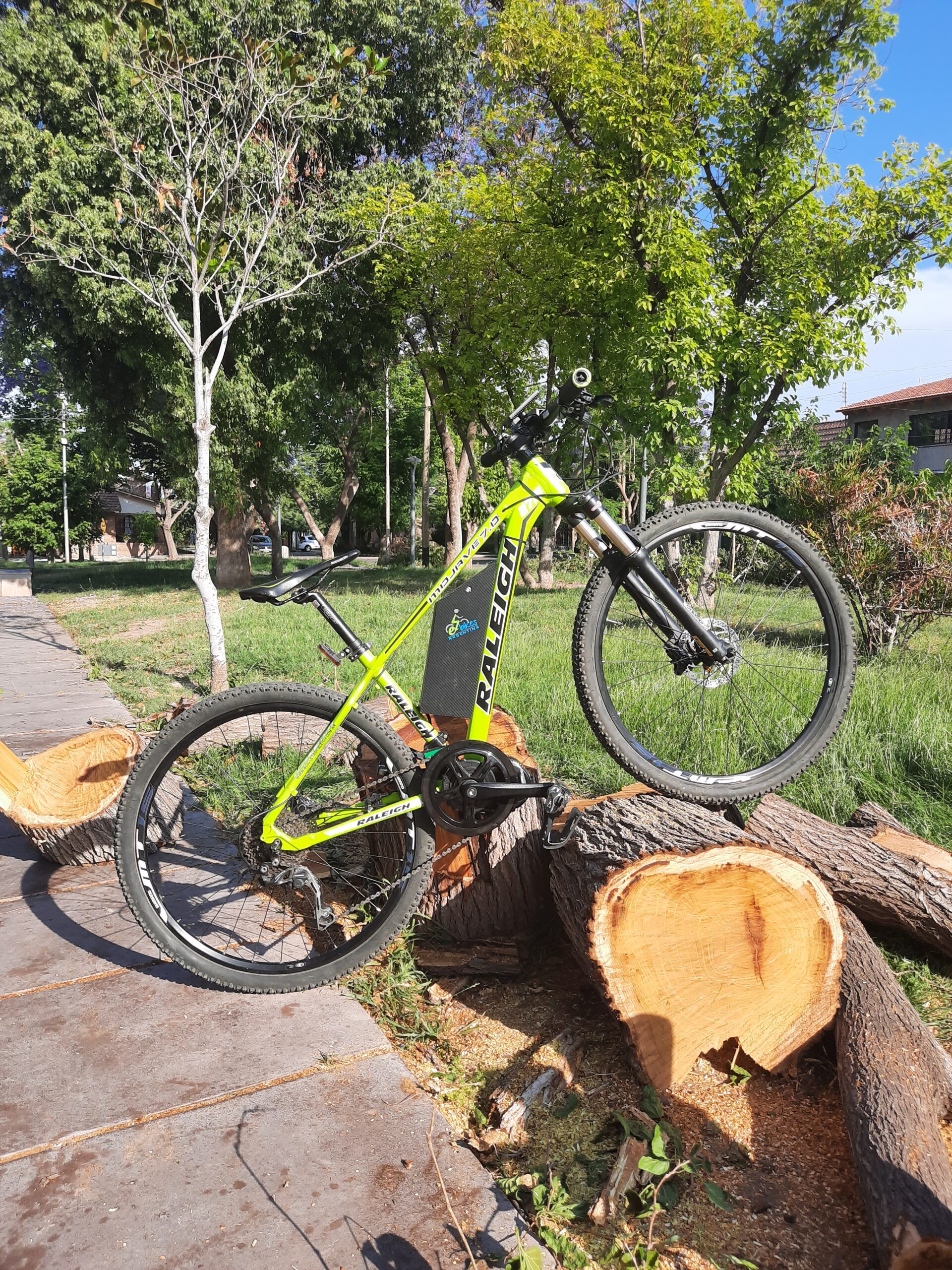 Bicicleta convertida a eléctrica con kit E-Bikes Argentina (7)