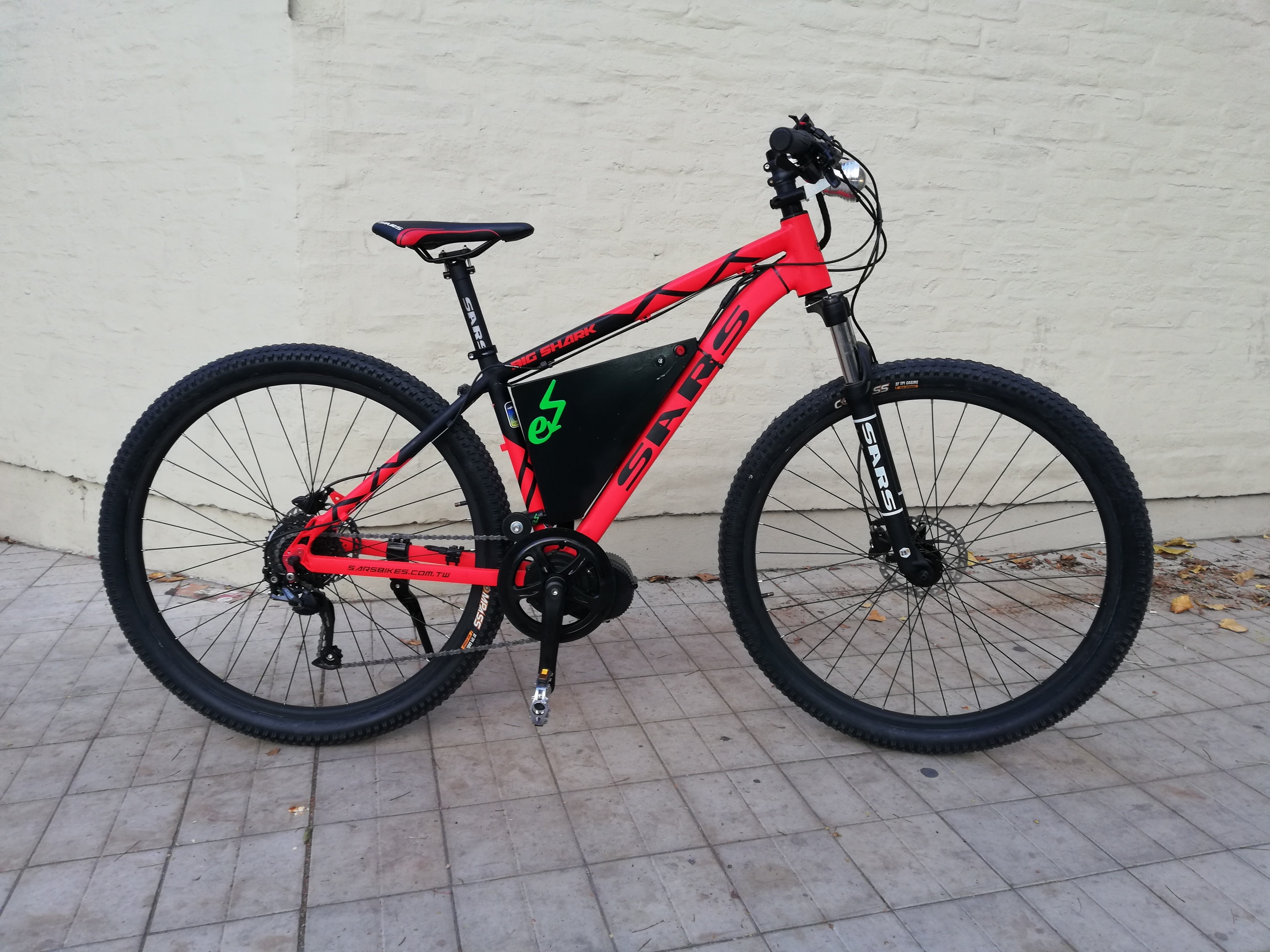 Bicicleta convertida a eléctrica con kit E-Bikes Argentina (2)