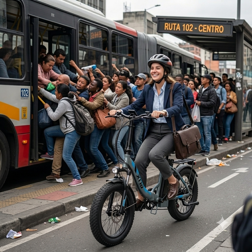 Bicicleta eléctrica para ir al trabajo en la ciudad, E-Bikes Argentina Mendoza